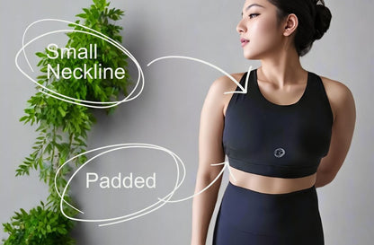 Cross Back Sports Bra/Top (Padded)