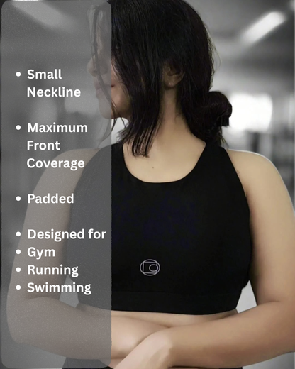 Cross Back Sports Bra/Top (Padded)