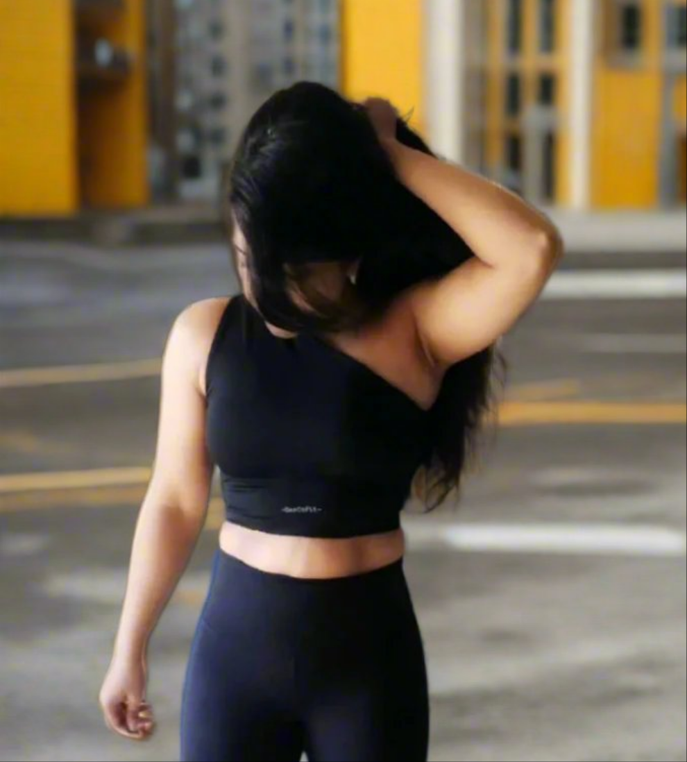 One Shoulder Sports Bra/Top