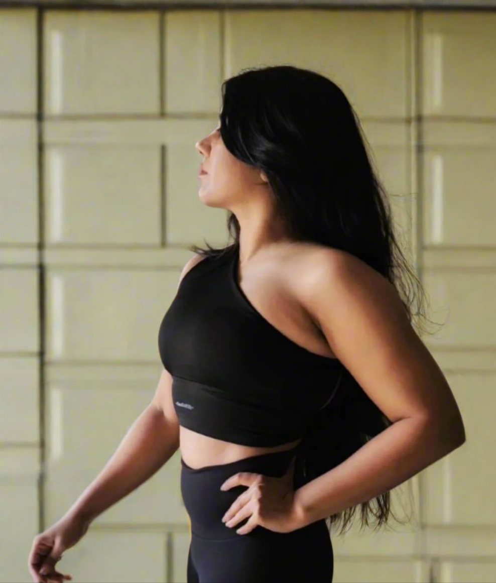 One Shoulder Sports Bra/Top