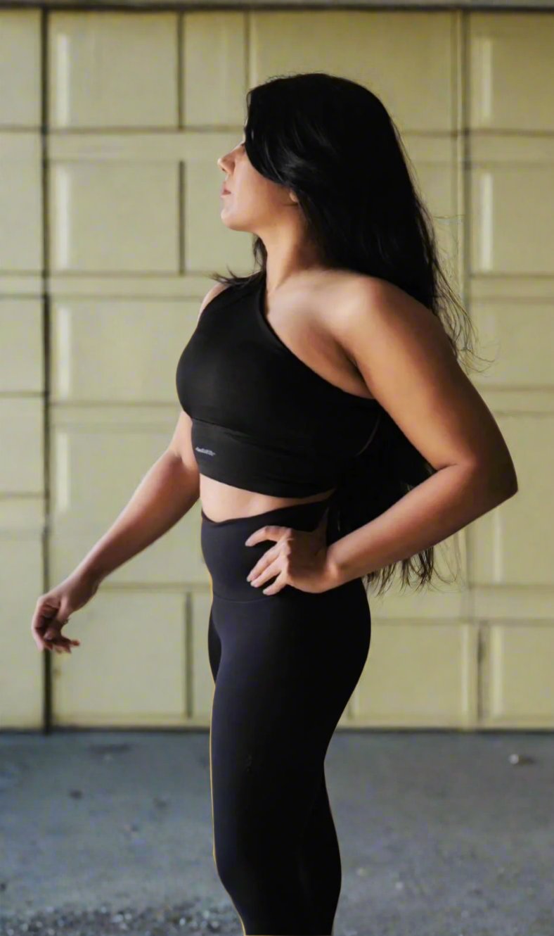 One Shoulder Sports Bra/Top