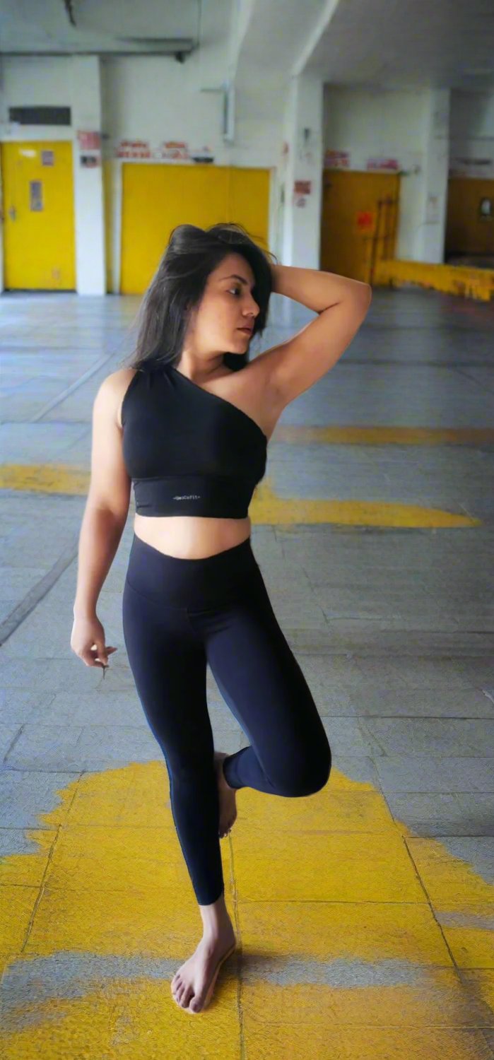 One Shoulder Sports Bra/Top