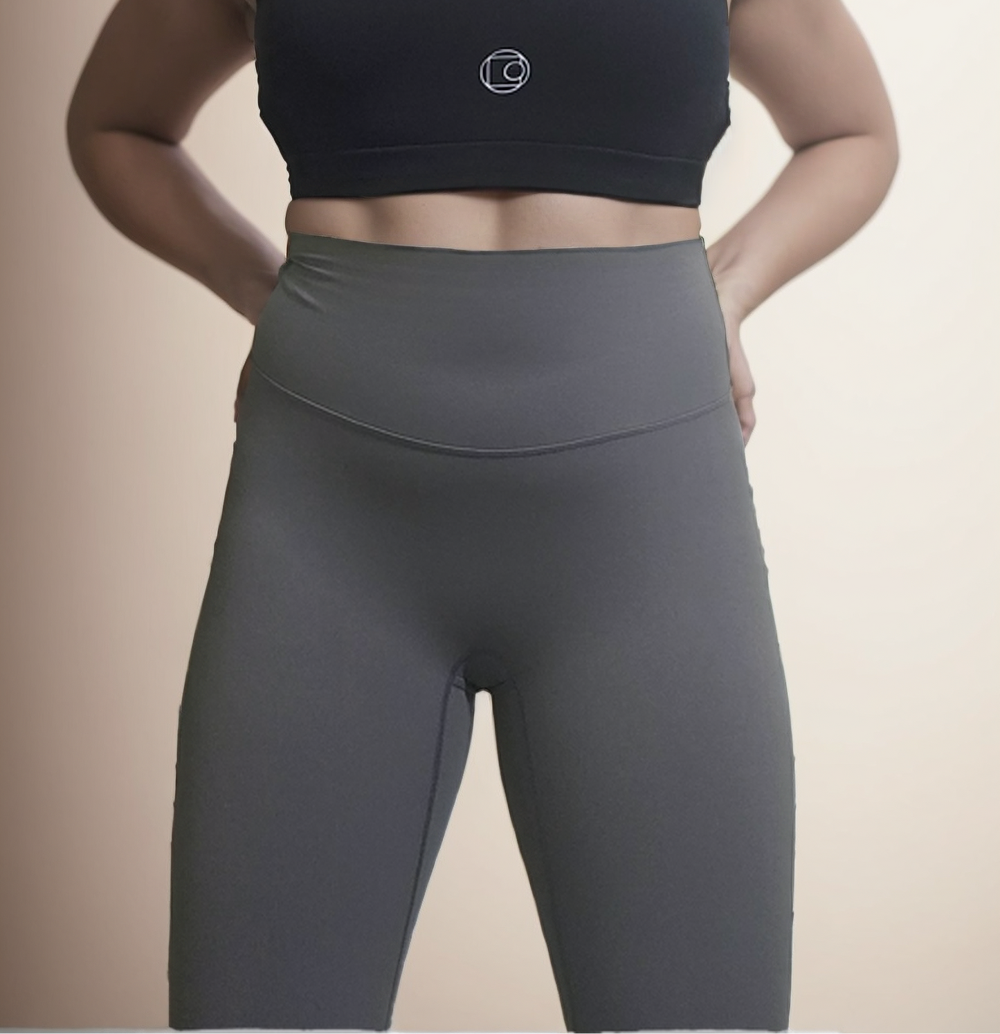 Body Shaping Sports Leggings (Wide Logo)