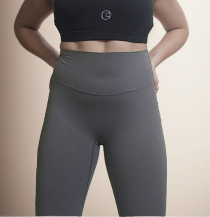 Body Shaping Sports Leggings (Wide Logo)