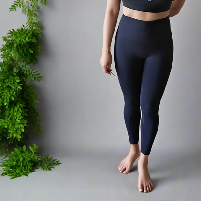 Body Shaping Sports Leggings (Wide Logo)